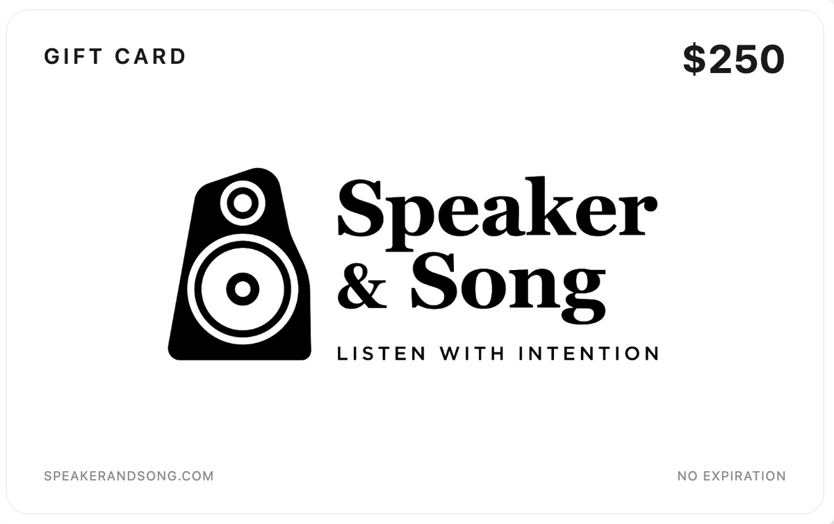 Speaker & Song gift card