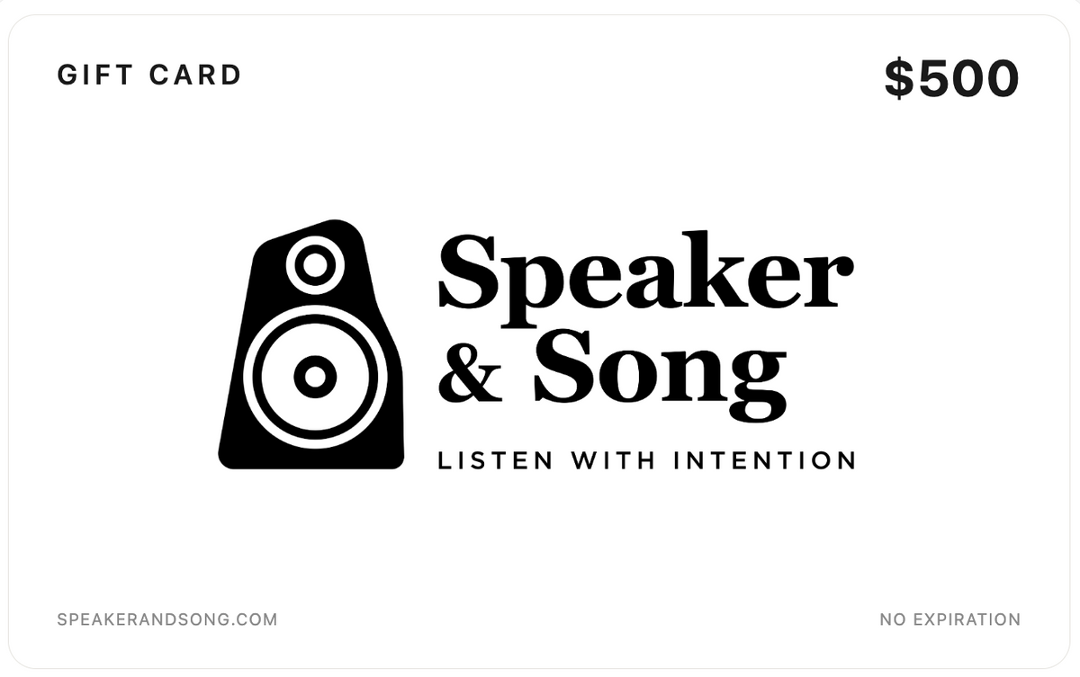 Speaker & Song gift card