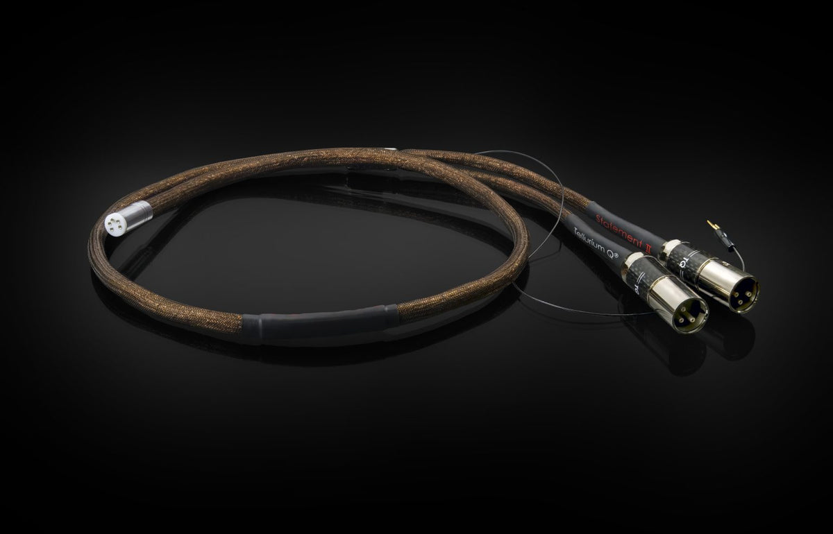 Tellurium Q Statement II phono DIN-to-XLR interconnect