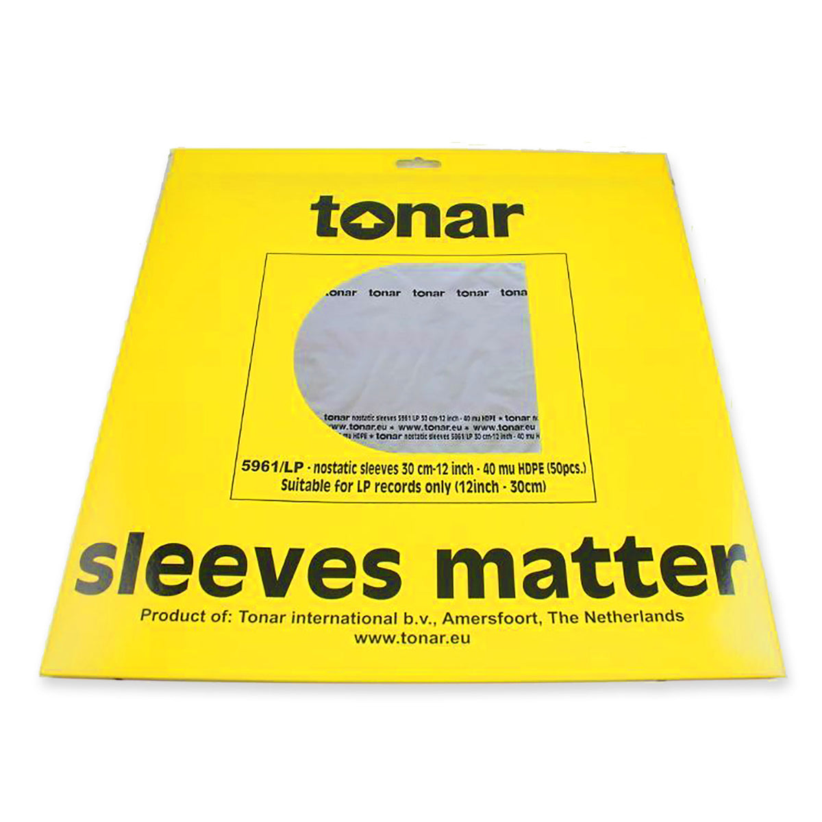 Tonar NoStatic Inner Sleeves - Pack of 50