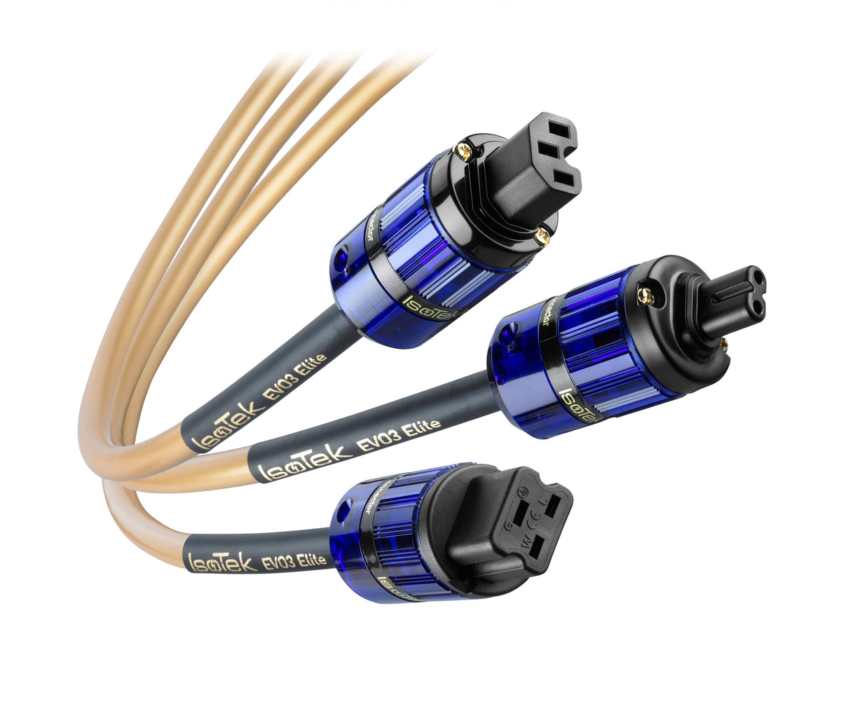 IsoTek EVO3 Elite power cable connector range