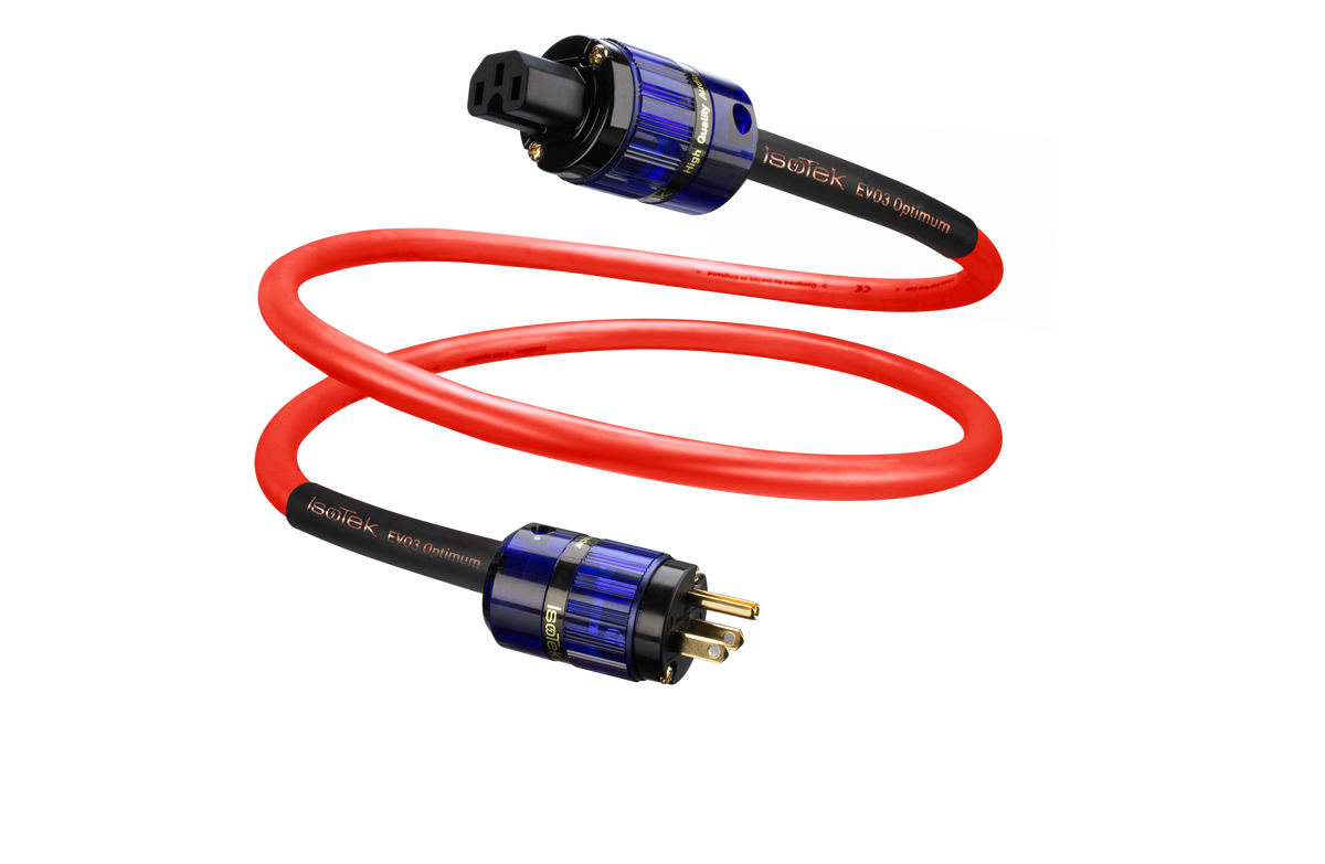 IsoTek EVO3 Optimum power cable with North American plug and C15 connector