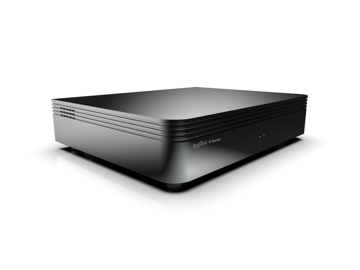 IsoTek V5 Aquarius power conditioner in black