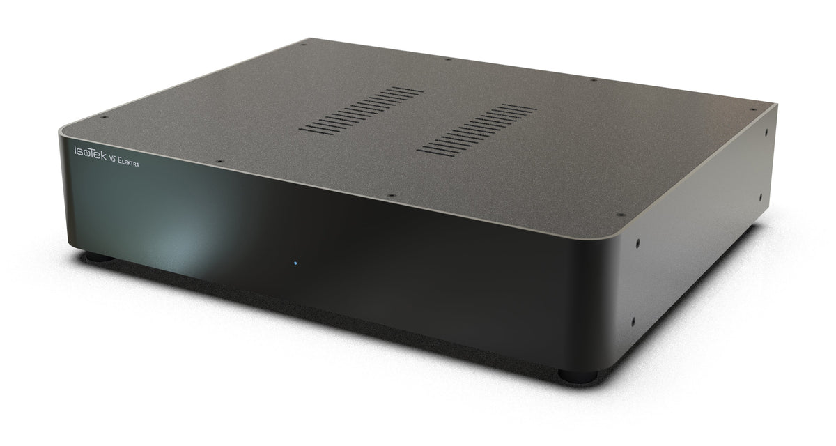 IsoTek V5 Elektra power conditioner in black