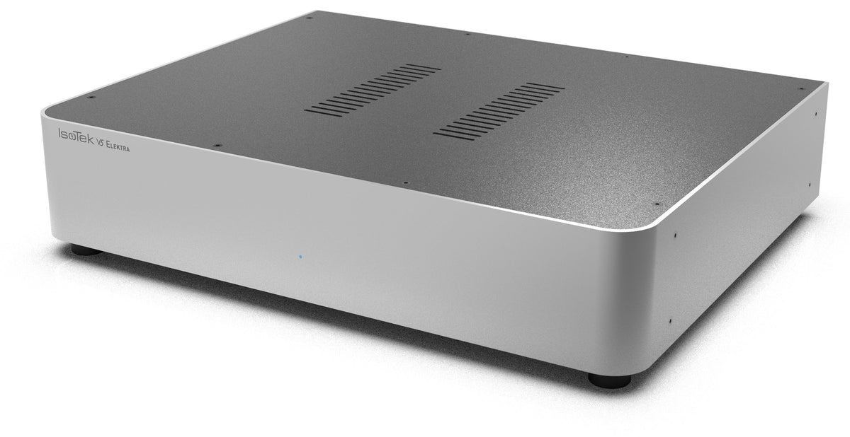 IsoTek V5 Elektra power conditioner in silver