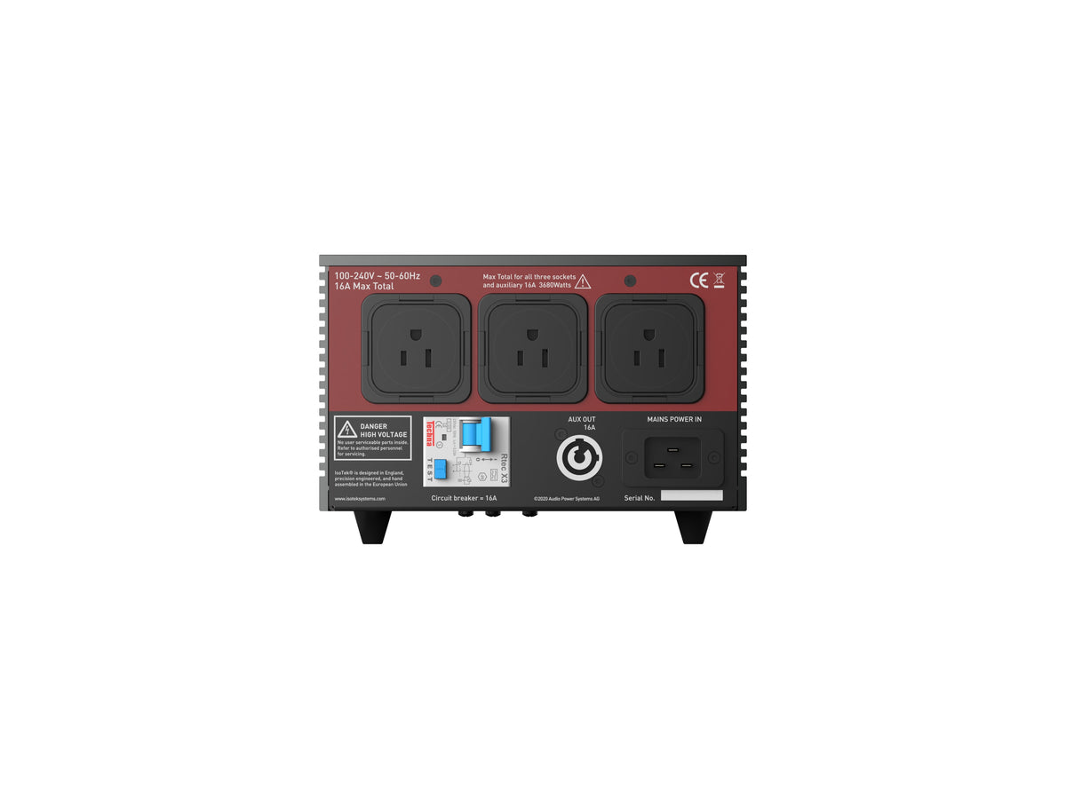 IsoTek V5 Titan rear panel with North American outlets