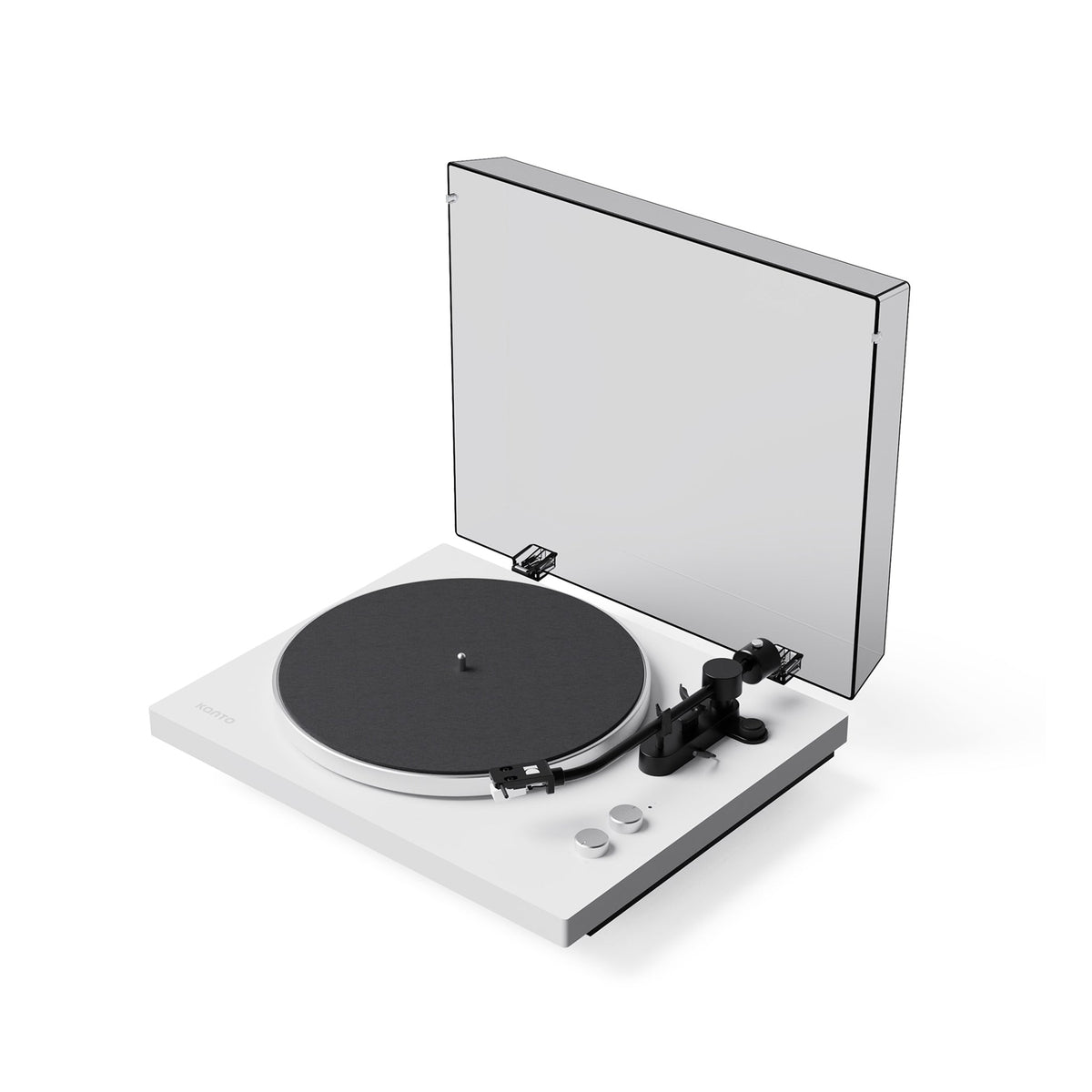 Included component: Kanto OBI3 G2 Belt-Drive Turntable — White