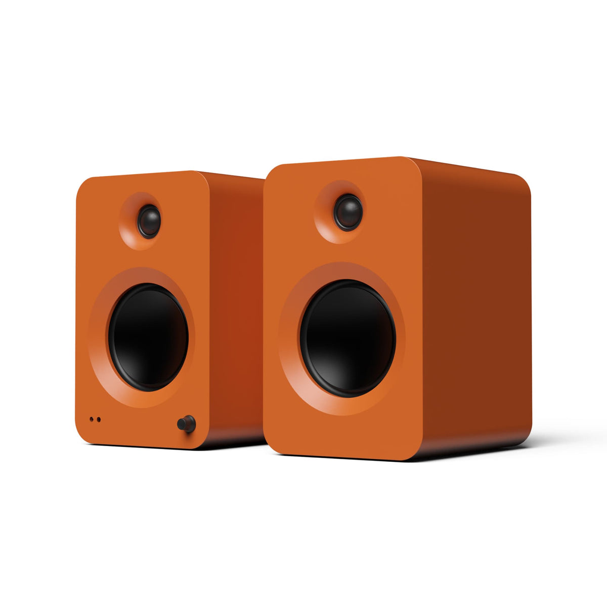 Kanto REN Powered Bookshelf Speakers (Pair) — Matte Orange
