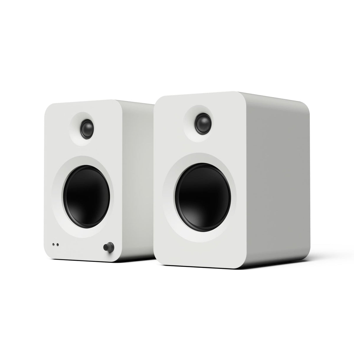 Kanto REN Powered Bookshelf Speakers (Pair) — Matte White