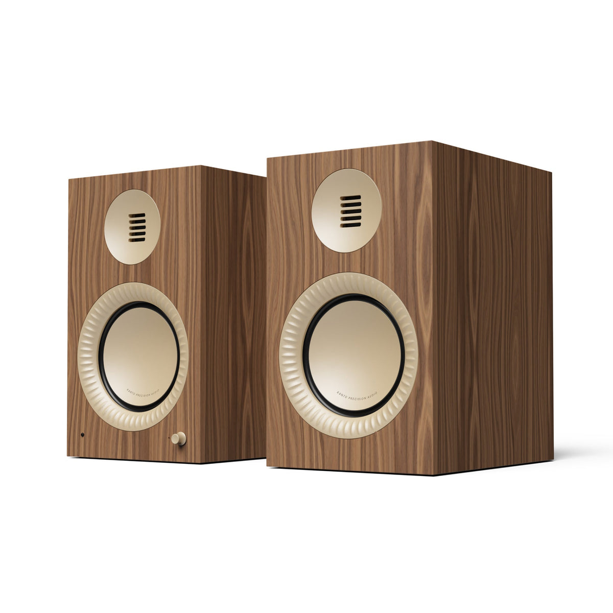 Kanto TUK Grand G2 Powered Bookshelf Speakers (Pair) — Walnut