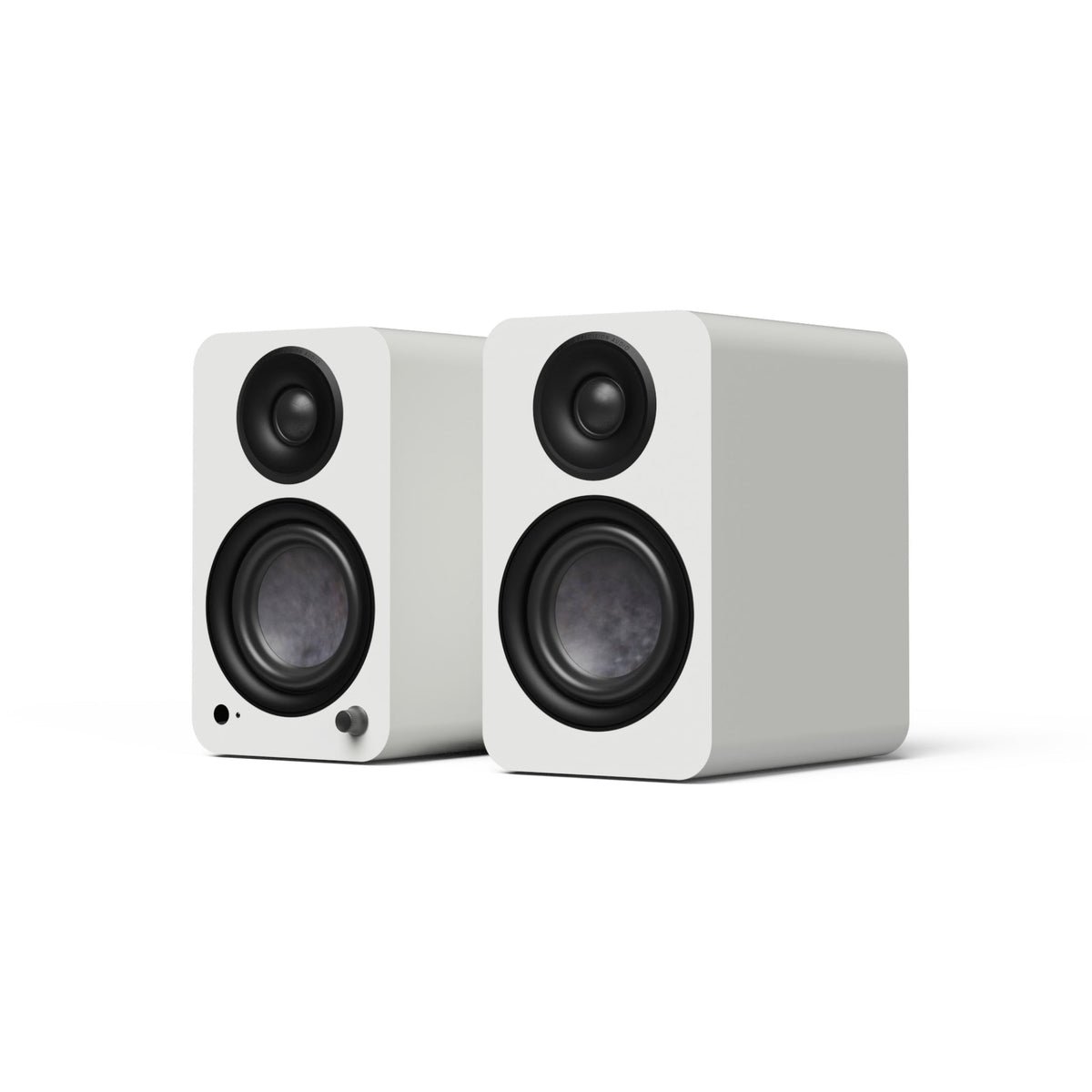 Included component: Kanto YU4 G2 Powered Bookshelf Speakers (Pair) — White