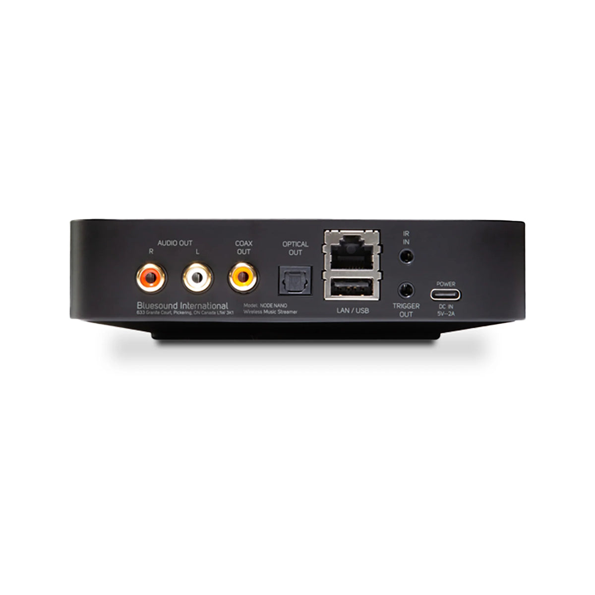 Bluesound NODE NANO rear view